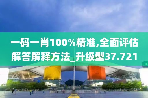 一碼一肖100%精準(zhǔn),全面評(píng)估解答解釋方法_升級(jí)型37.721