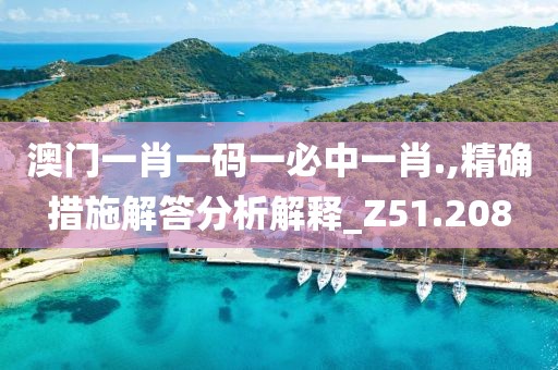 澳門一肖一碼一必中一肖.,精確措施解答分析解釋_Z51.208