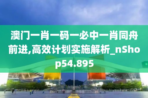 澳門一肖一碼一必中一肖同舟前進,高效計劃實施解析_nShop54.895