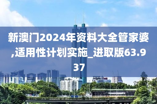 新澳門2024年資料大全管家婆,適用性計劃實施_進(jìn)取版63.937