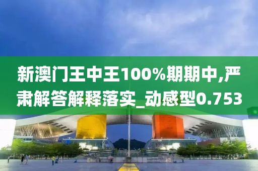 新澳門王中王100%期期中,嚴(yán)肅解答解釋落實(shí)_動(dòng)感型0.753