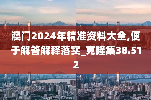 澳門(mén)2024年精準(zhǔn)資料大全,便于解答解釋落實(shí)_克隆集38.512