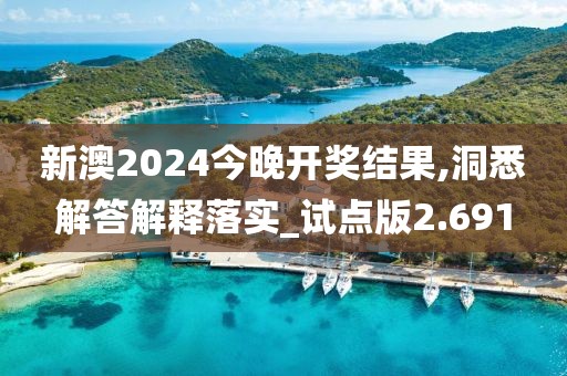 新澳2024今晚開獎結(jié)果,洞悉解答解釋落實_試點版2.691