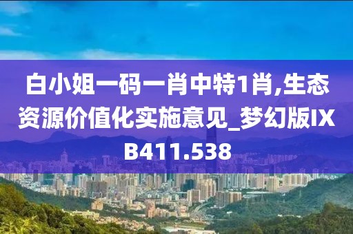 白小姐一碼一肖中特1肖,生態(tài)資源價值化實施意見_夢幻版IXB411.538
