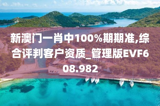 新澳門一肖中100%期期準(zhǔn),綜合評(píng)判客戶資質(zhì)_管理版EVF608.982