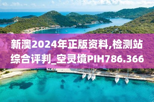 新澳2024年正版資料,檢測站綜合評判_空靈境PIH786.366