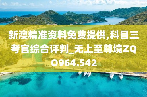 新澳精準(zhǔn)資料免費(fèi)提供,科目三考官綜合評(píng)判_無上至尊境ZQO964.542