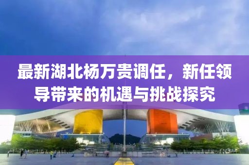 最新湖北楊萬貴調(diào)任，新任領(lǐng)導(dǎo)帶來的機(jī)遇與挑戰(zhàn)探究