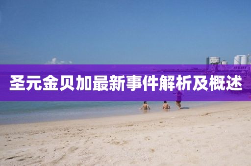 圣元金貝加最新事件解析及概述