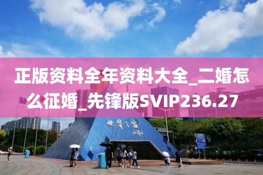 正版資料全年資料大全_二婚怎么征婚_先鋒版SVIP236.27