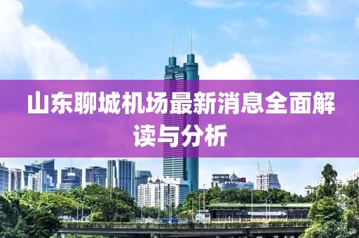 山東聊城機(jī)場(chǎng)最新消息全面解讀與分析