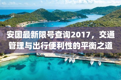 安國最新限號查詢2017，交通管理與出行便利性的平衡之道