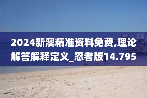 2024新澳精準(zhǔn)資料免費(fèi),理論解答解釋定義_忍者版14.795