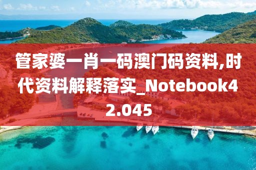 管家婆一肖一碼澳門碼資料,時(shí)代資料解釋落實(shí)_Notebook42.045