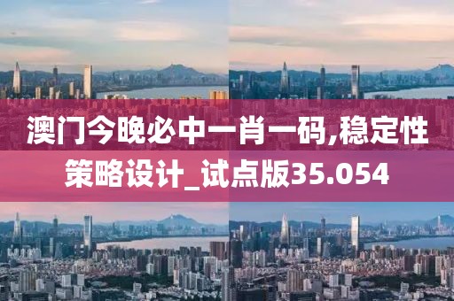 澳門今晚必中一肖一碼,穩(wěn)定性策略設(shè)計_試點版35.054