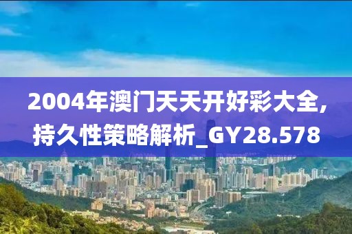 2004年澳門天天開(kāi)好彩大全,持久性策略解析_GY28.578
