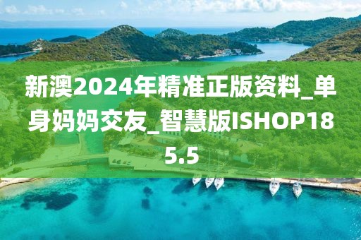 新澳2024年精準(zhǔn)正版資料_單身媽媽交友_智慧版ISHOP185.5