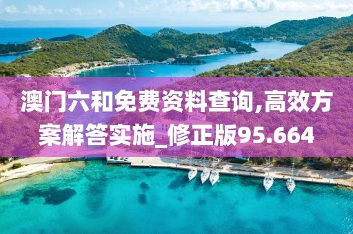 澳門(mén)六和免費(fèi)資料查詢,高效方案解答實(shí)施_修正版95.664