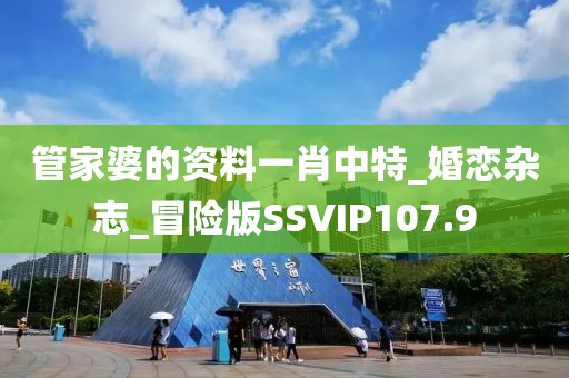 管家婆的資料一肖中特_婚戀雜志_冒險(xiǎn)版SSVIP107.9