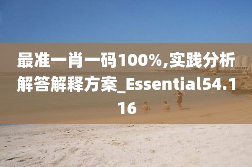最準(zhǔn)一肖一碼100%,實(shí)踐分析解答解釋方案_Essential54.116