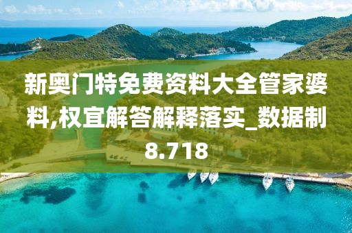 新奧門特免費資料大全管家婆料,權(quán)宜解答解釋落實_數(shù)據(jù)制8.718