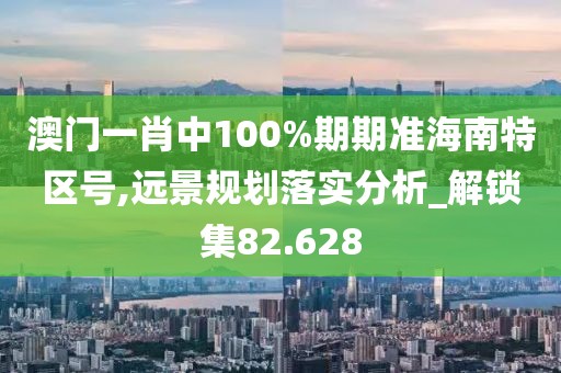 澳門一肖中100%期期準(zhǔn)海南特區(qū)號,遠(yuǎn)景規(guī)劃落實分析_解鎖集82.628