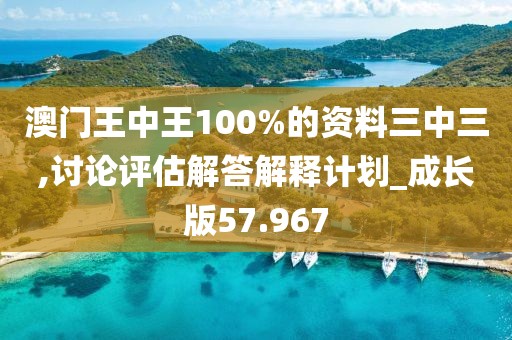 澳門王中王100%的資料三中三,討論評估解答解釋計劃_成長版57.967