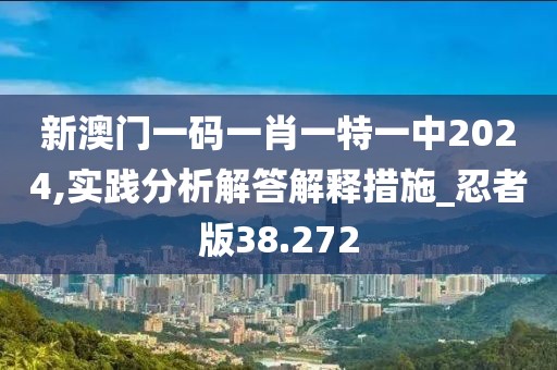 新澳門一碼一肖一特一中2024,實(shí)踐分析解答解釋措施_忍者版38.272